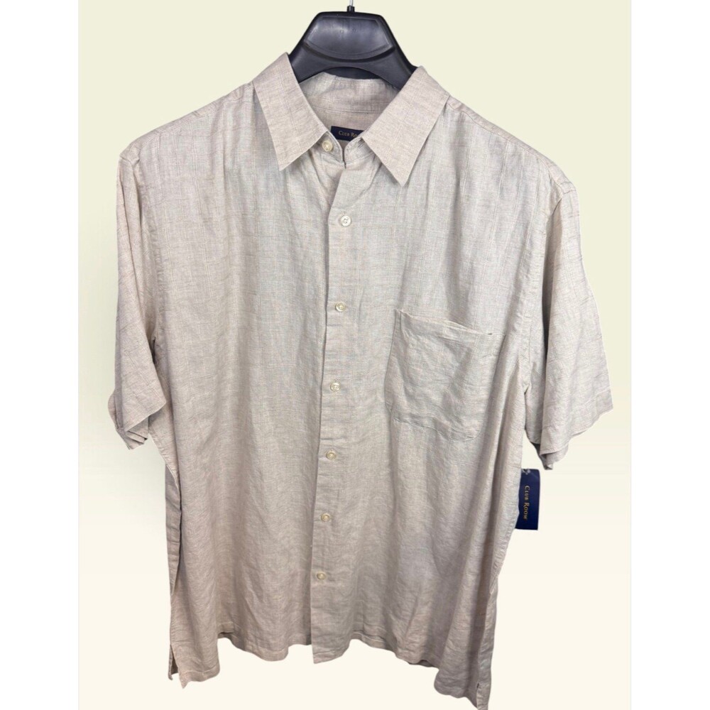 Club Room Men's Short Sleeve Shirt Size XL